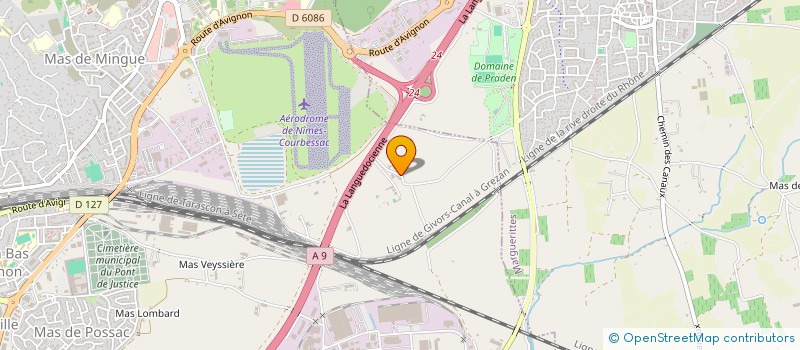 localisation de l'entreprise SCI MAS DU LUC  NIMES