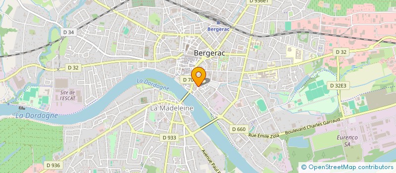 localisation de l'entreprise SCI MAS ET TERRES à BERGERAC