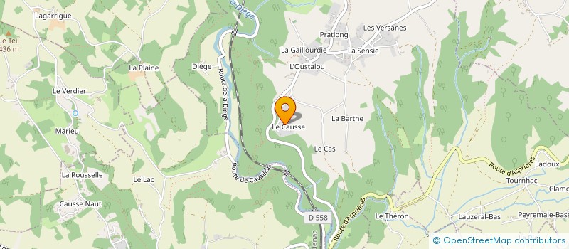 localisation de l'entreprise SCI MAS GARANCE  SONNAC