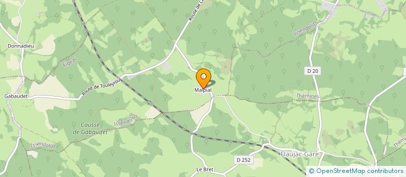 localisation de l'entreprise SCI MAS LOU PAPET  ISSENDOLUS