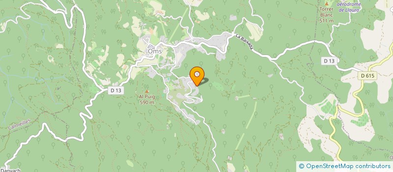 localisation de l'entreprise SCI MAS PARASOL  OMS