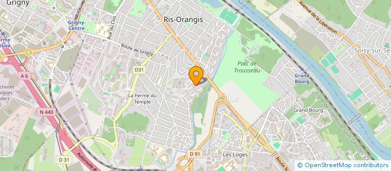 localisation de l'entreprise SCI MAS-PAS à RIS-ORANGIS