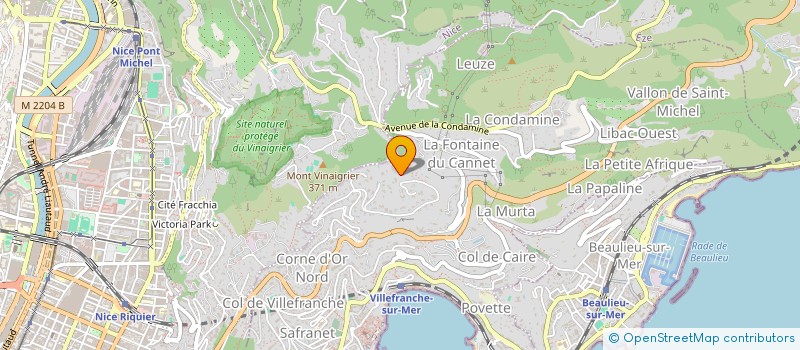 localisation de l'entreprise SCI MAS SAINT NICOLAS à VILLEFRANCHE SUR MER