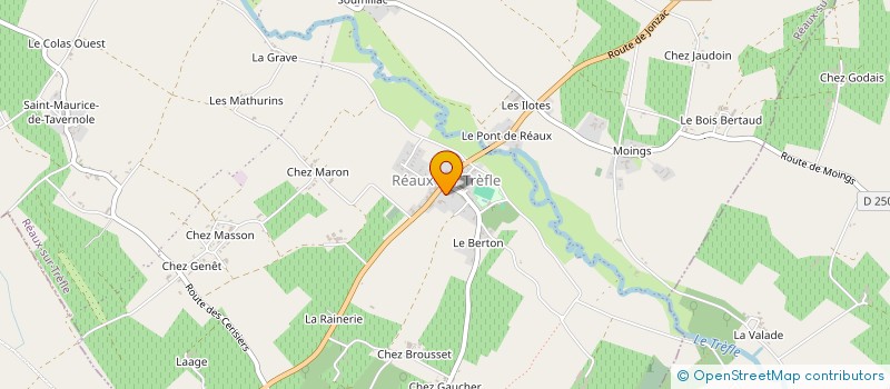 localisation de l'entreprise SCI MAS SOUBRO  VANZAC