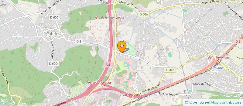 localisation de l'entreprise SCI MASA à BOUC-BEL-AIR