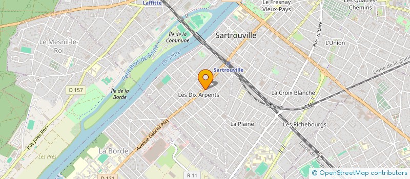 localisation de l'entreprise SCI MASA  SARTROUVILLE