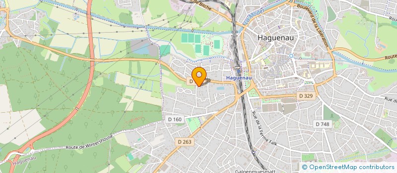 localisation de l'entreprise SCI MASAGIVI  HAGUENAU