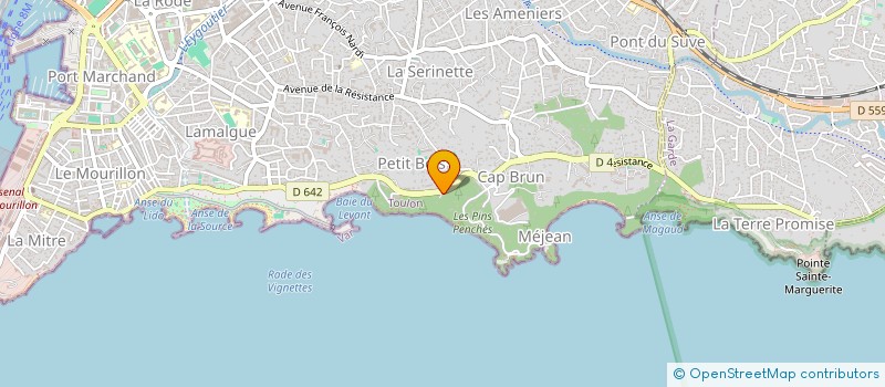 localisation de l'entreprise SCI MASAJEA  TOULON