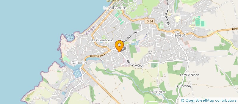 localisation de l'entreprise SCI MASALY  PLENEUF-VAL-ANDRE