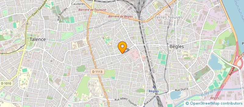 localisation de l'entreprise SCI MASAMOSTE à BEGLES