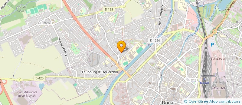 localisation de l'entreprise SCI MASANA à DOUAI