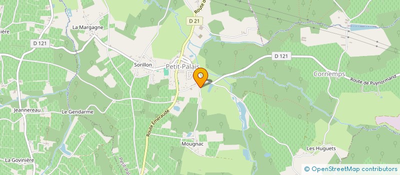 localisation de l'entreprise SCI MASANONI INVEST  PETIT-PALAIS-ET-CORNEMPS