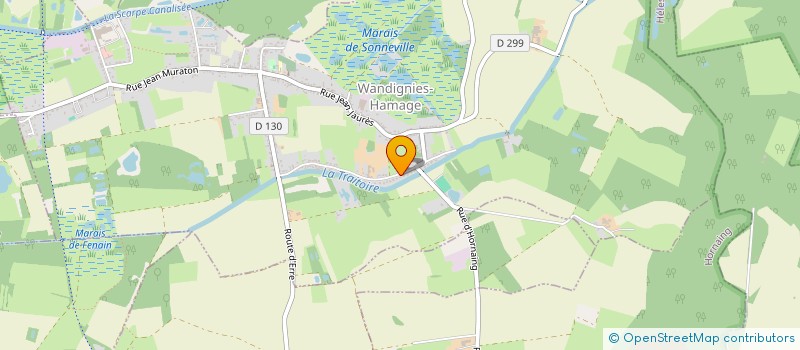 localisation de l'entreprise SCI MASASTAN  WANDIGNIES-HAMAGE