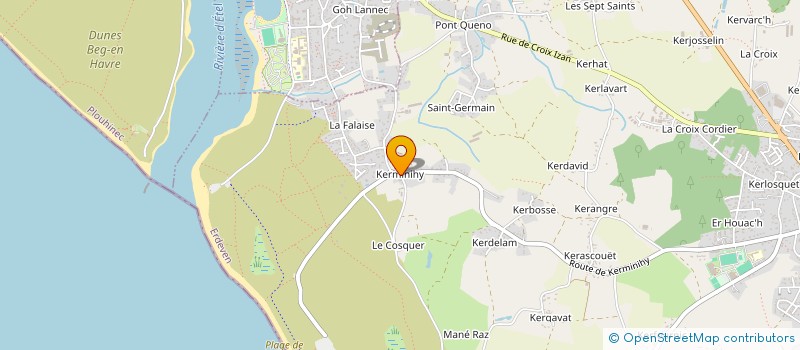 localisation de l'entreprise SCI MASATI  ERDEVEN