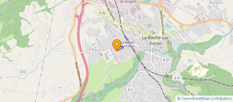 localisation de l'entreprise SCI MASAVI  LA ROCHE-SUR-FORON