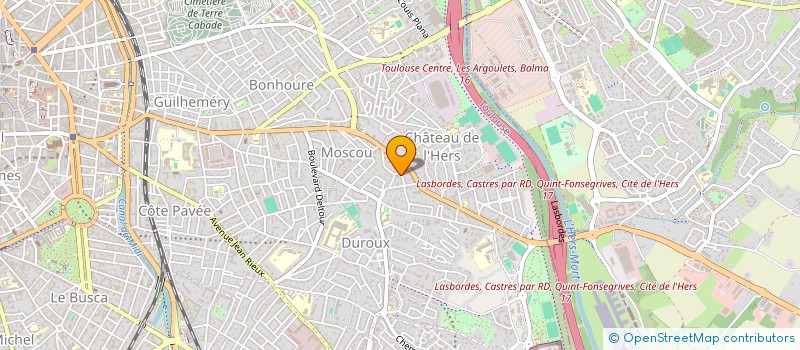 localisation de l'entreprise SCI MASBORDEAUX à TOULOUSE