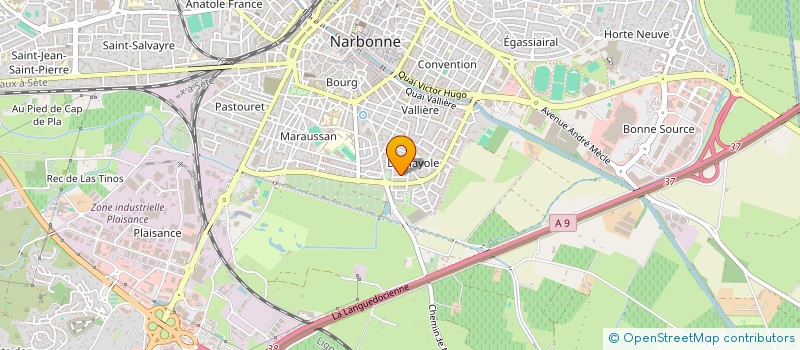 localisation de l'entreprise SCI MASCARA à NARBONNE