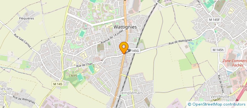 localisation de l'entreprise SCI MASCHKE  WATTIGNIES