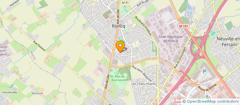 localisation de l'entreprise SCI MASCHOPE à RONCQ