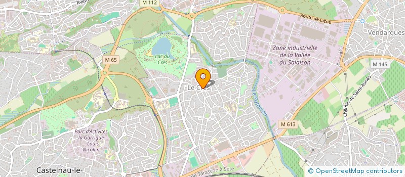 localisation de l'entreprise SCI MASCLA  LE CRES