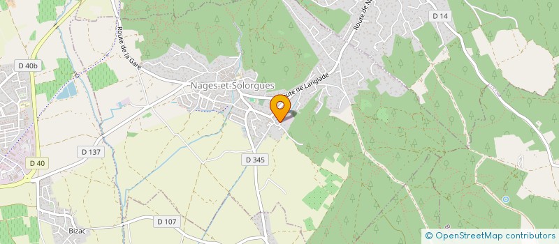 localisation de l'entreprise SCI MASCLIO  NAGES-ET-SOLORGUES