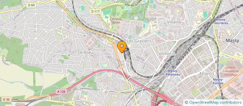 localisation de l'entreprise SCI MASDA à MASSY