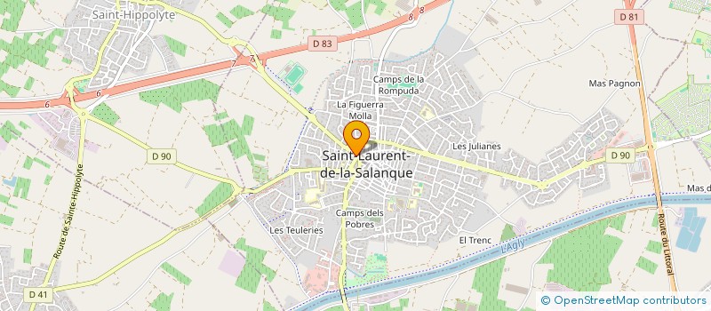 localisation de l'entreprise SCI MASE  SAINT-LAURENT-DE-LA-SALANQUE