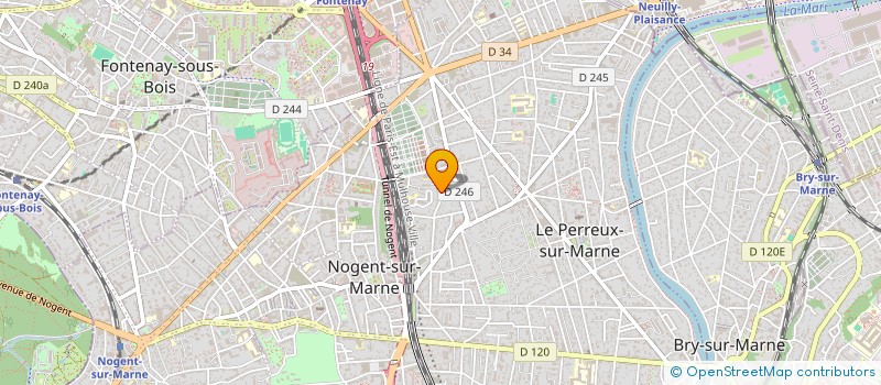 localisation de l'entreprise SCI MASECA  LE PERREUX-SUR-MARNE