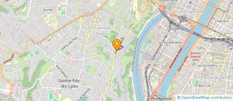 localisation de l'entreprise SCI MASEM  SAINTE-FOY-LES-LYON