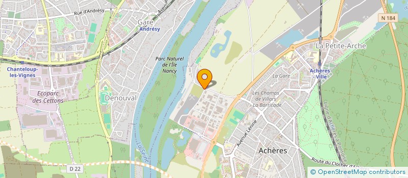 localisation de l'entreprise SCI MASEMI à ACHERES