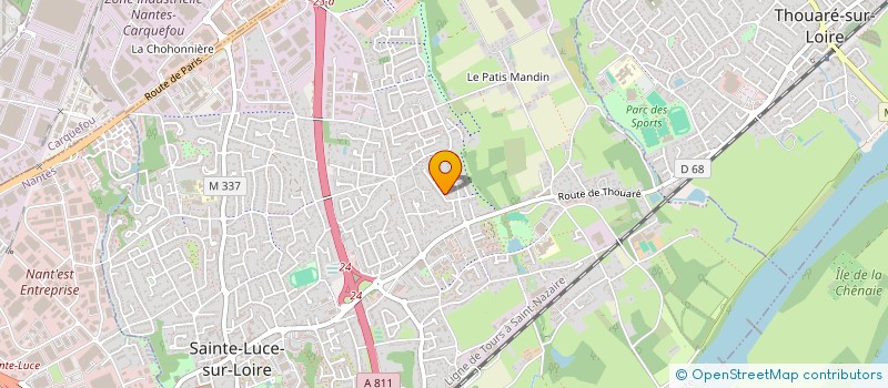 localisation de l'entreprise SCI MASEMO  SAINTE-LUCE-SUR-LOIRE