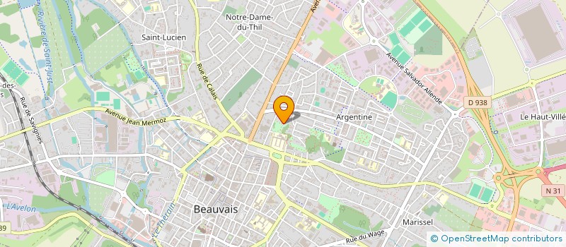 localisation de l'entreprise SCI MASFLO  BEAUVAIS