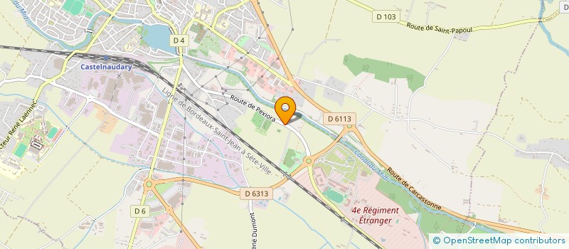 localisation de l'entreprise SCI MASI  CASTELNAUDARY