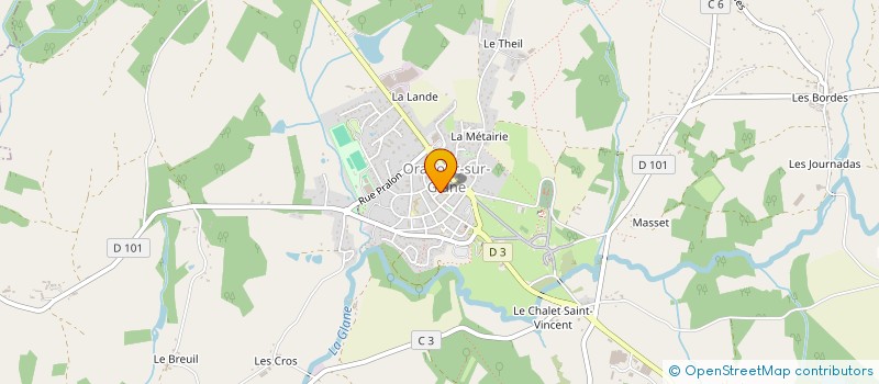 localisation de l'entreprise SCI MASIDES à ORADOUR-SUR-GLANE