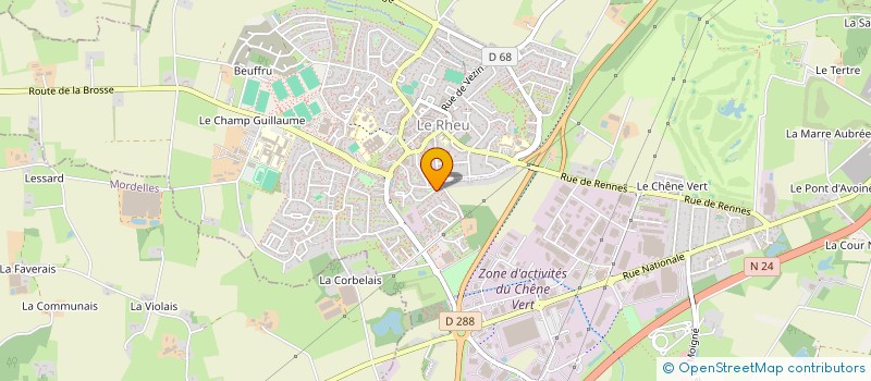 localisation de l'entreprise SCI MASIMMO  LE RHEU