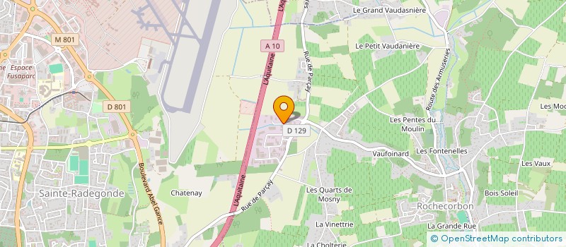 localisation de l'entreprise SCI MASIMO à ROCHECORBON