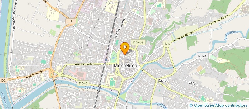 localisation de l'entreprise SCI MASITEO à MONTELIMAR