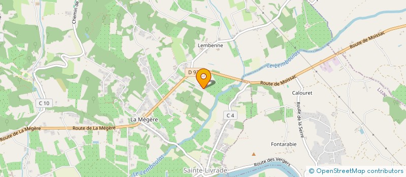 localisation de l'entreprise SCI MASKALI  MOISSAC