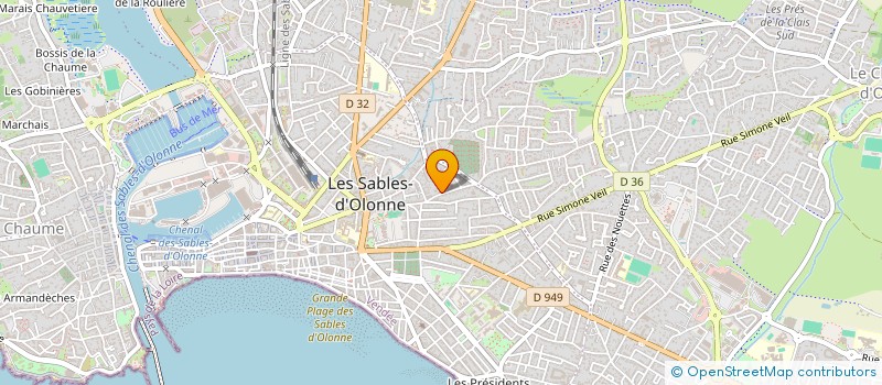 localisation de l'entreprise SCI MASKER 39 41 à LES SABLES D'OLONNE