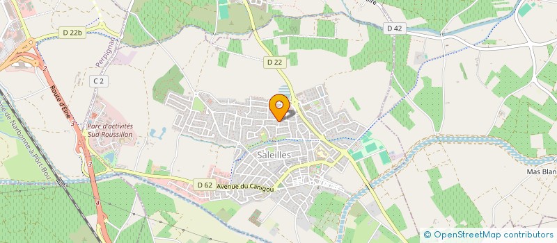 localisation de l'entreprise SCI MASLACQ 1  SALEILLES