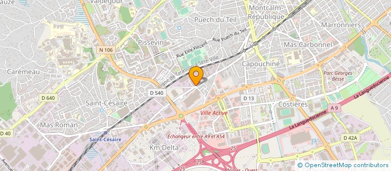 localisation de l'entreprise SCI MASLORD  NIMES