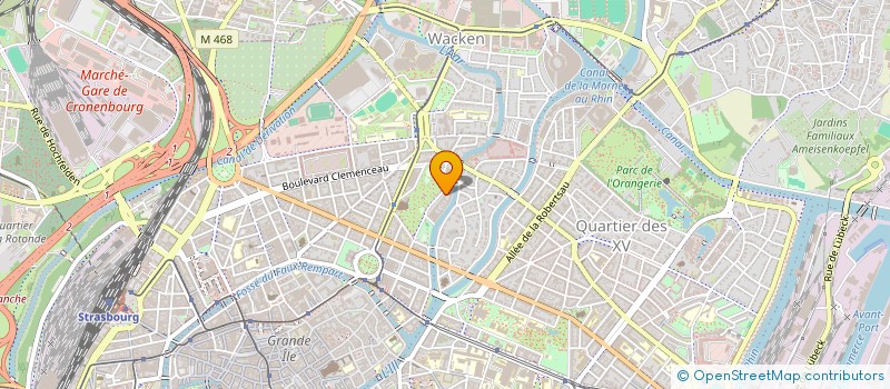 localisation de l'entreprise SCI MASO  STRASBOURG