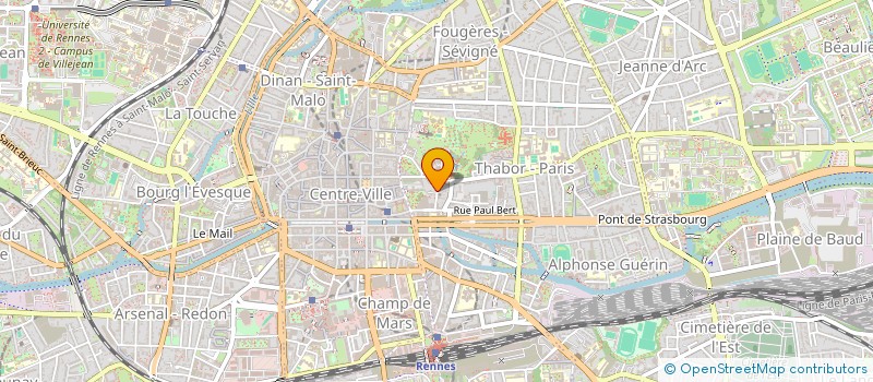 localisation de l'entreprise SCI MASOA  RENNES