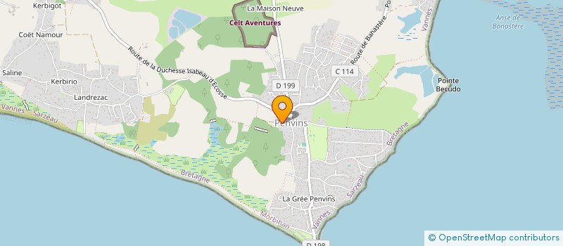 localisation de l'entreprise SCI MASOAN  SARZEAU