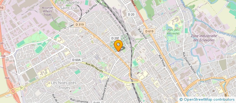 localisation de l'entreprise SCI MASOJACK  TROYES