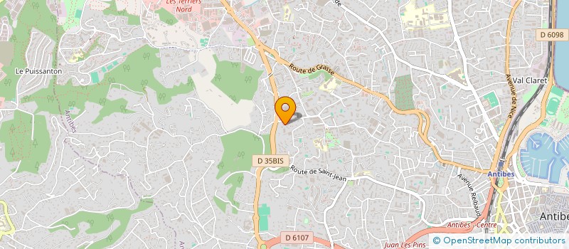 localisation de l'entreprise SCI MASOL à ANTIBES