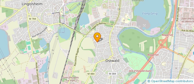 localisation de l'entreprise SCI MASPE PF  OSTWALD