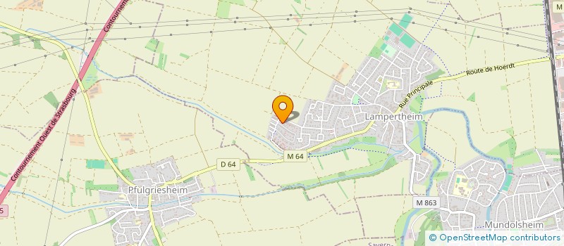 localisation de l'entreprise SCI MASQUETANE  LAMPERTHEIM