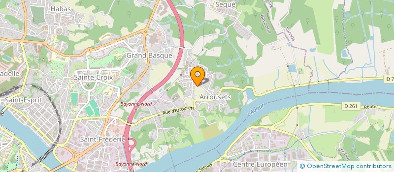 localisation de l'entreprise SCI MASS à BAYONNE