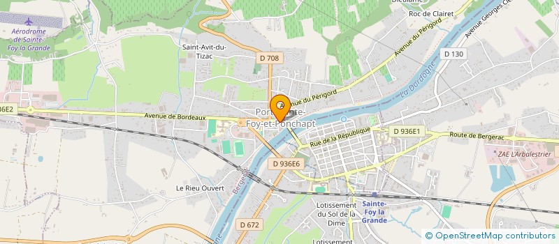 localisation de l'entreprise SCI MASS  PORT-SAINTE-FOY-ET-PONCHAPT